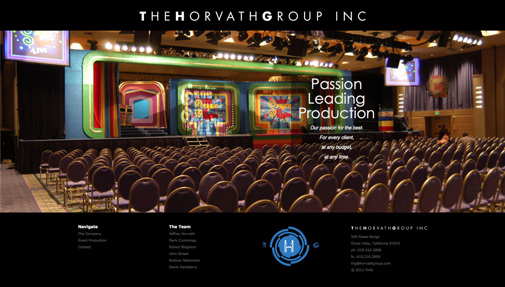 Horvath Group Website Design 2011